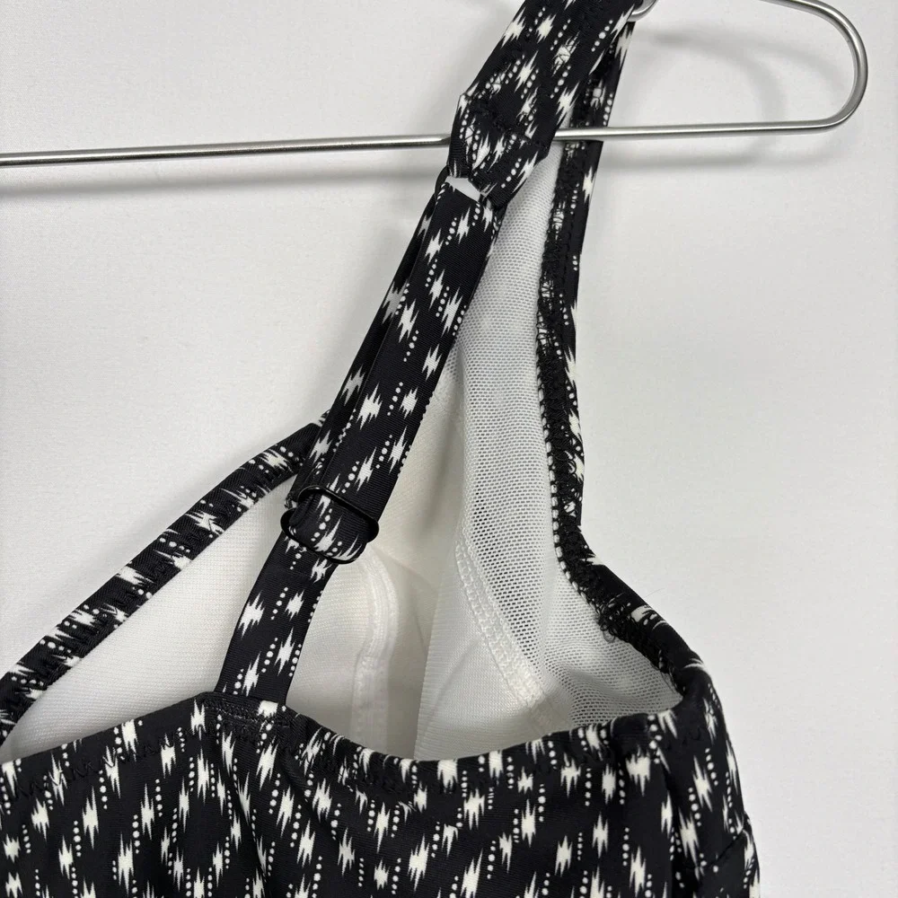 NWT Fantasie Women Tankini 32DDD Black White Byron Bay Underwire FS6439LAC Swim
